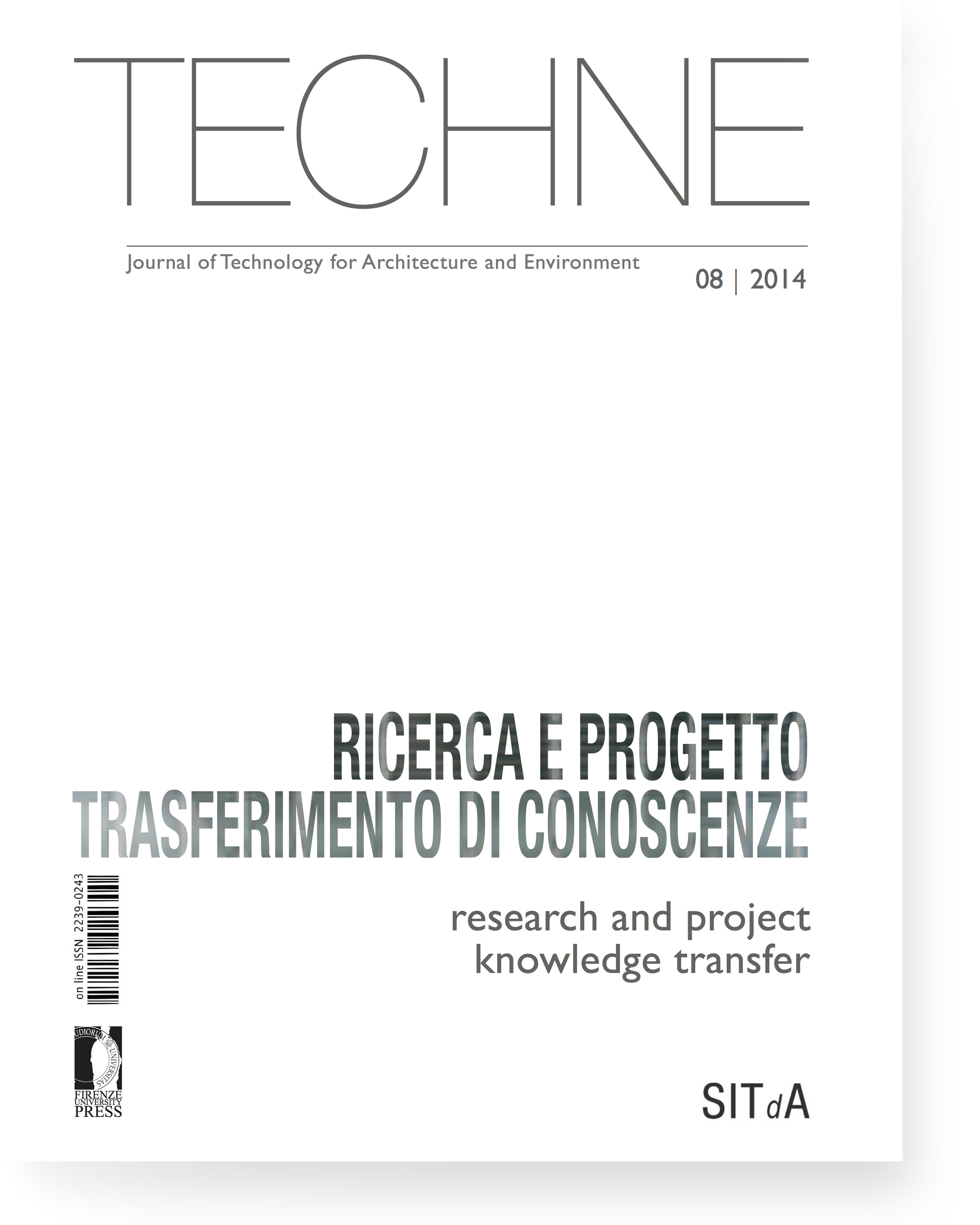 TECHNE 8 (2014): Research and project knowledge transfer